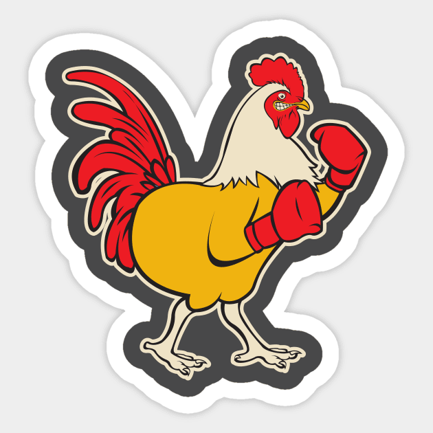 CluckFight Sticker by stayfrostybro